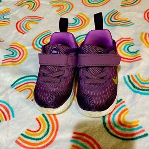 **3 for $10** Purple Nike sneakers for toddler. Size 5 toddler.